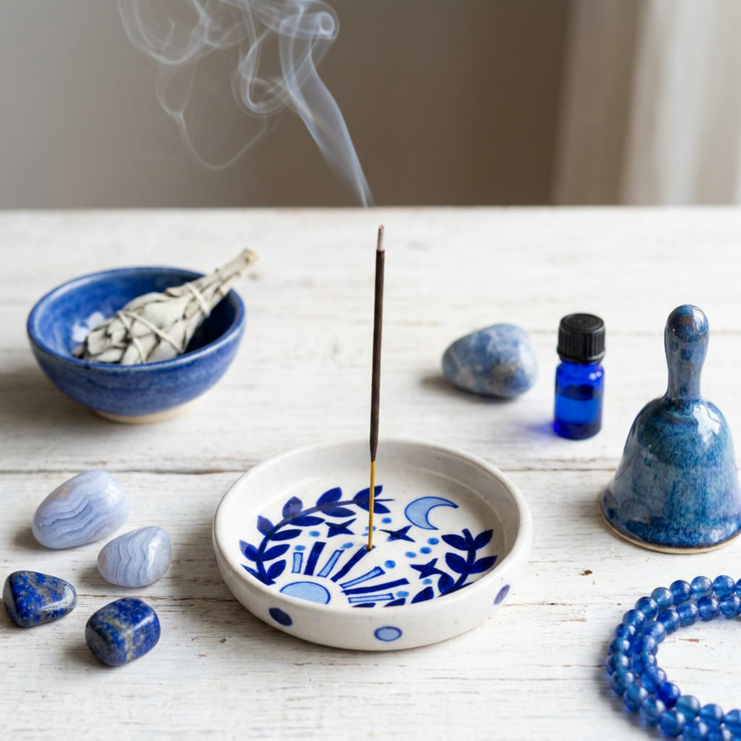 Lalita Round Incense Holder