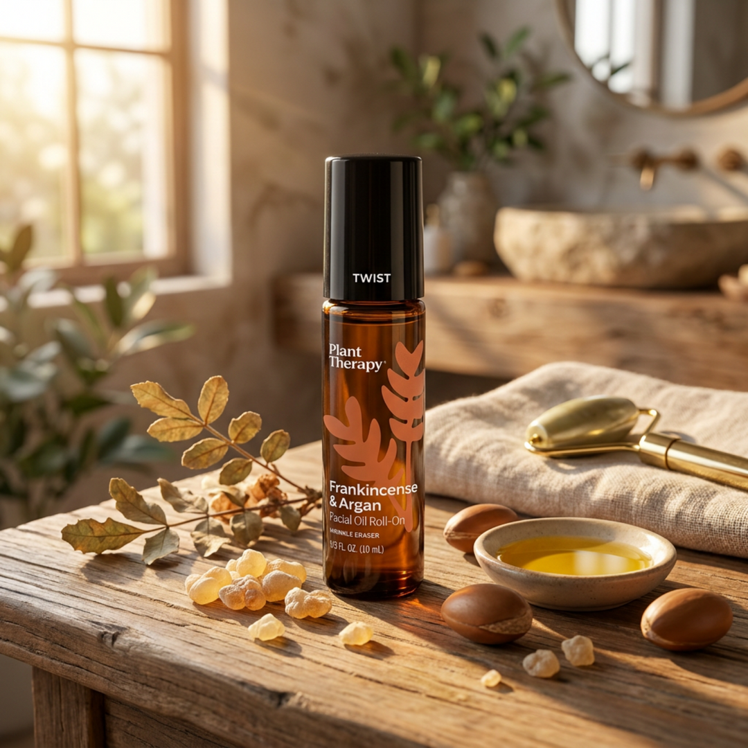 Plant Therapy Frankincense & Argan Facial Oil Roll-On