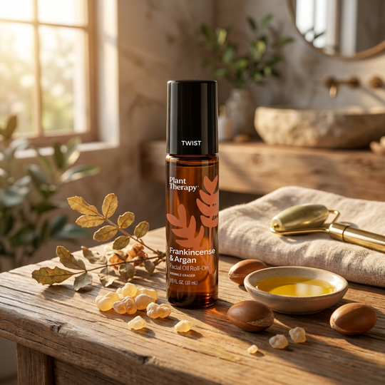 Plant Therapy Frankincense & Argan Facial Oil Roll-On