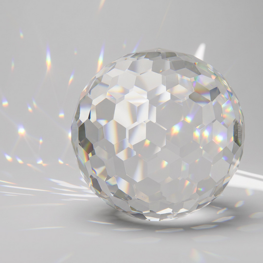 Oversized Crystal Suncatcher Sphere & Rainbow Maker