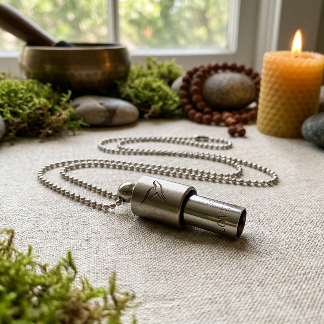 Lovetuner Silver Breathing & Meditation Device