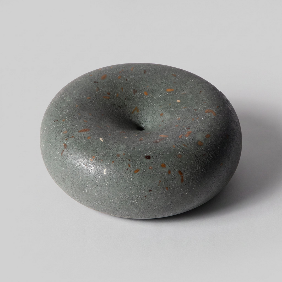 Bubble Incense Holder | Dark Green Terrazzo