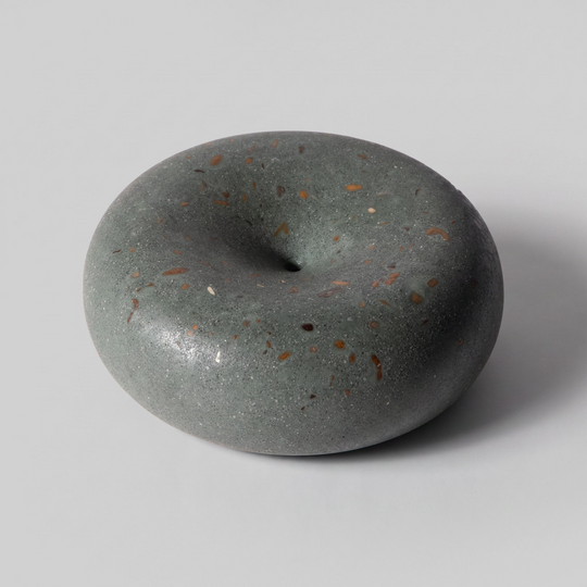 Bubble Incense Holder | Dark Green Terrazzo