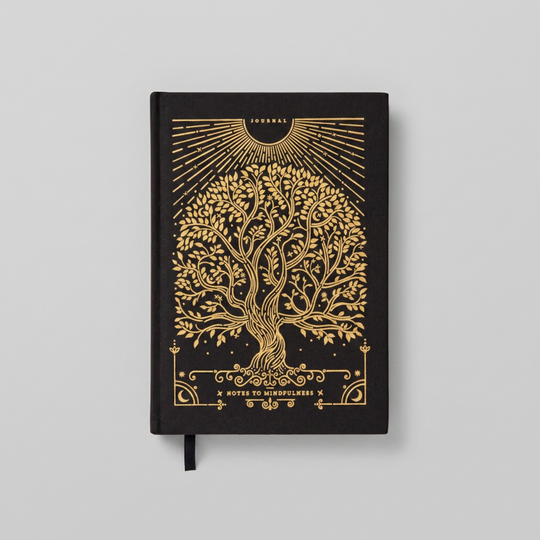 Notes to Mindfulness Stone Black Journal