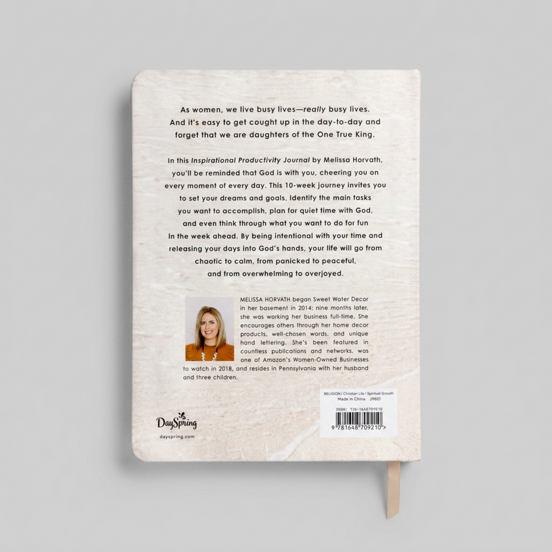 Inspirational Productivity Journal: You Are Strong & Courageous