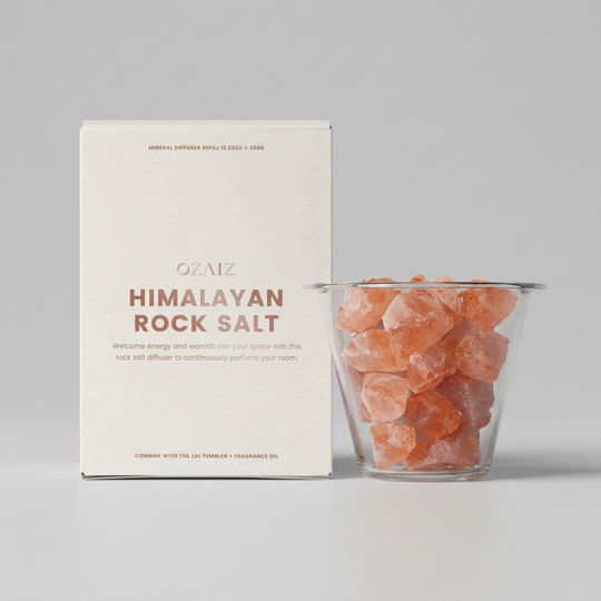 OZAIZ Zai Cedar & Black Cherry Himalayan Rock Salt Diffuser