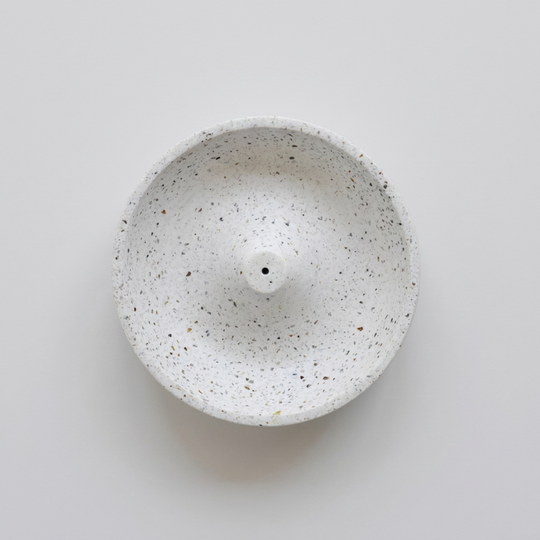 Incense Dish | White Terrazzo