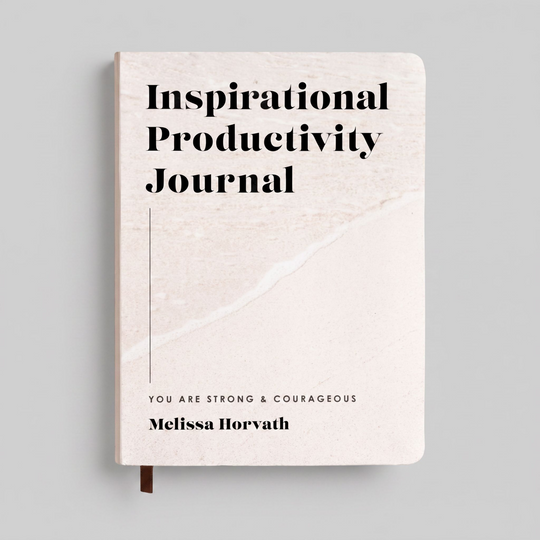 Inspirational Productivity Journal: You Are Strong & Courageous