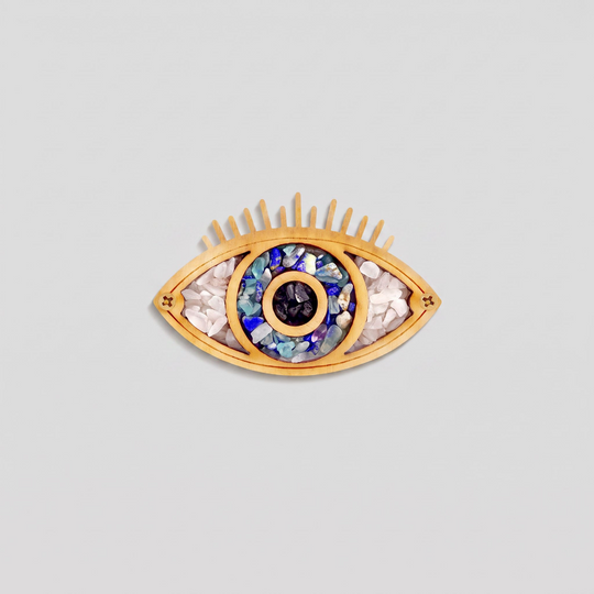 Serene Aura Evil Eye Gemstone Magnet