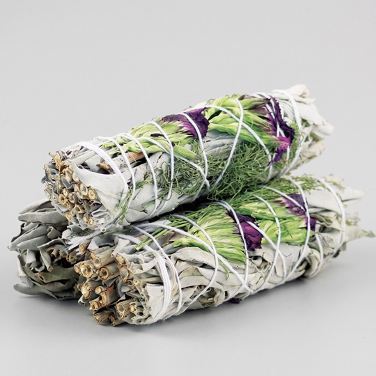 Good Life Floral White Sage Smudge Stick