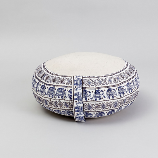 Zafu Sacred Elephant Meditation Cushion Set