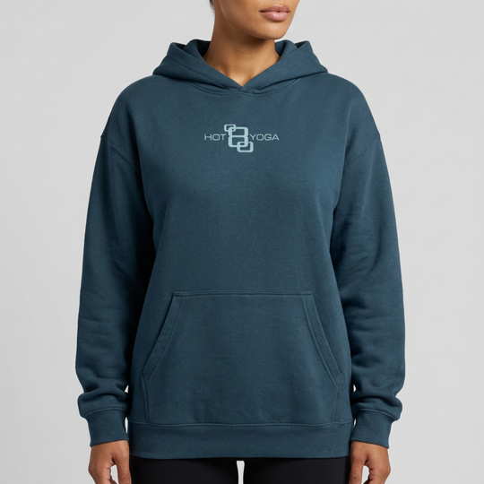 Hot 8 Yoga Essential Blue Pullover Hoodie