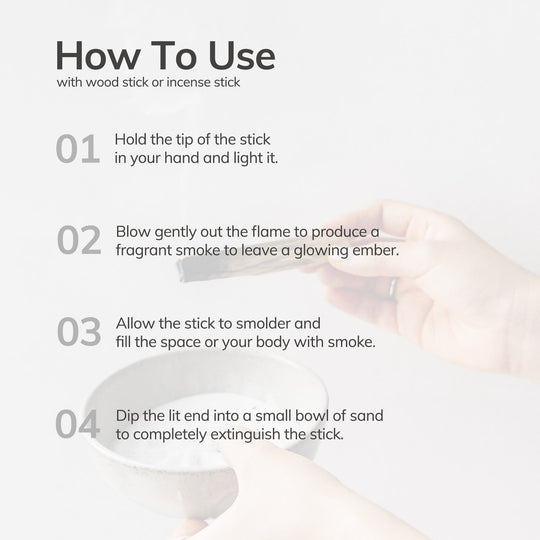Palo Santo Incense Sticks – 7 Hand-Rolled Sticks from Peru
