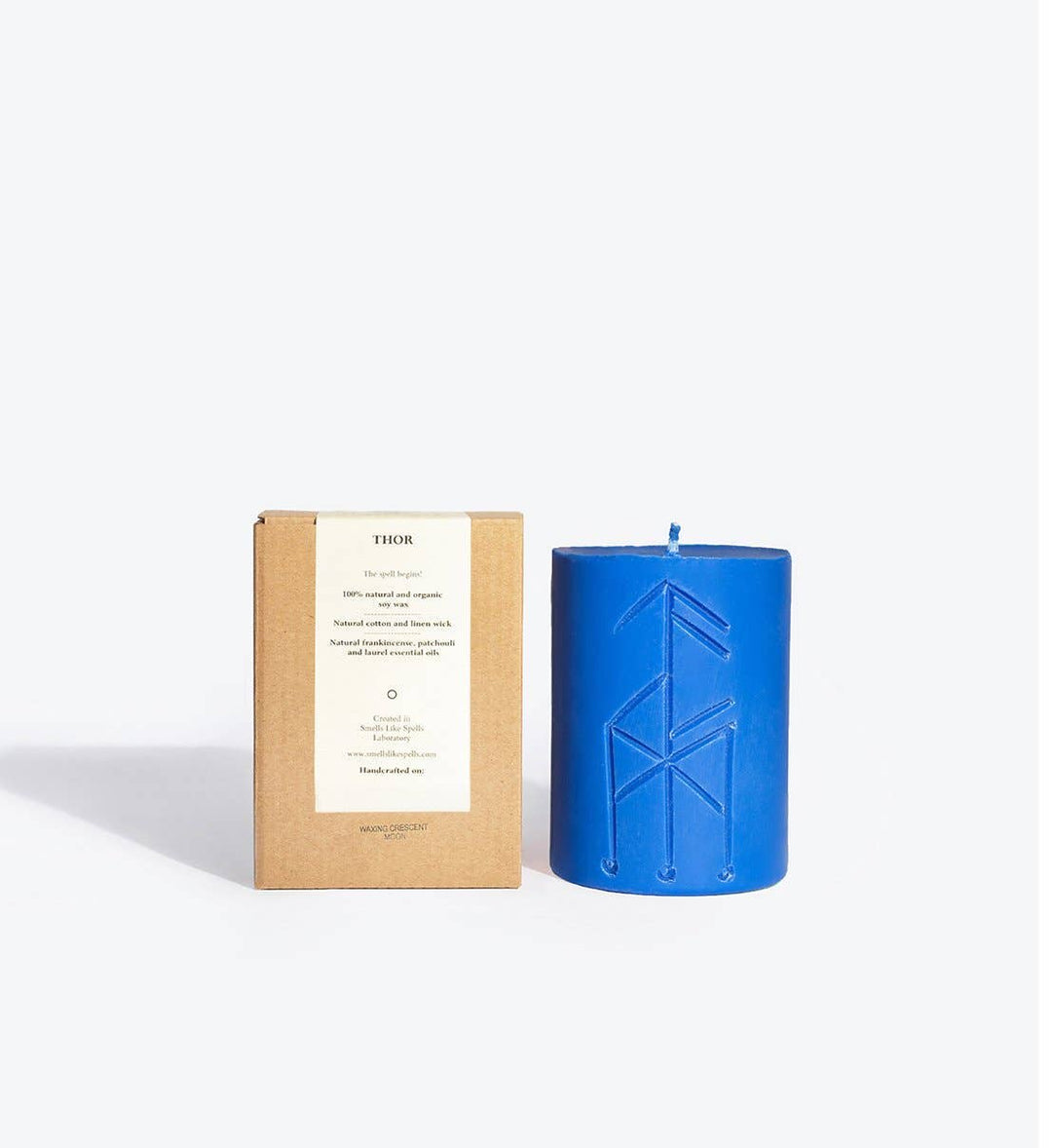 Thor | Rune Pillar Candle | Norse Magic | Vitality
