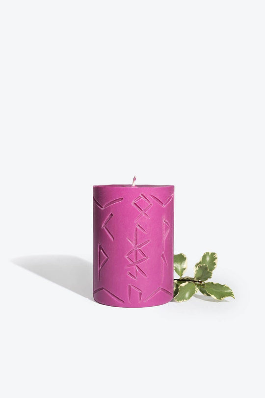 Mimir | Rune Pillar Candle | Norse Magic | Clarity