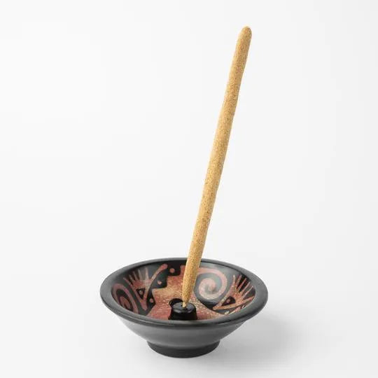 Chulucanas Ceramic Incense Holder | Hand-thrown in Peru