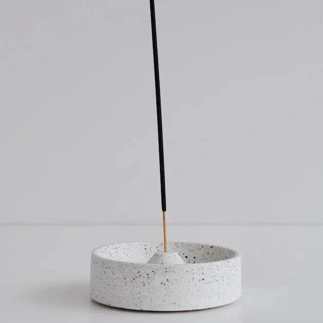 Incense Dish | White Terrazzo