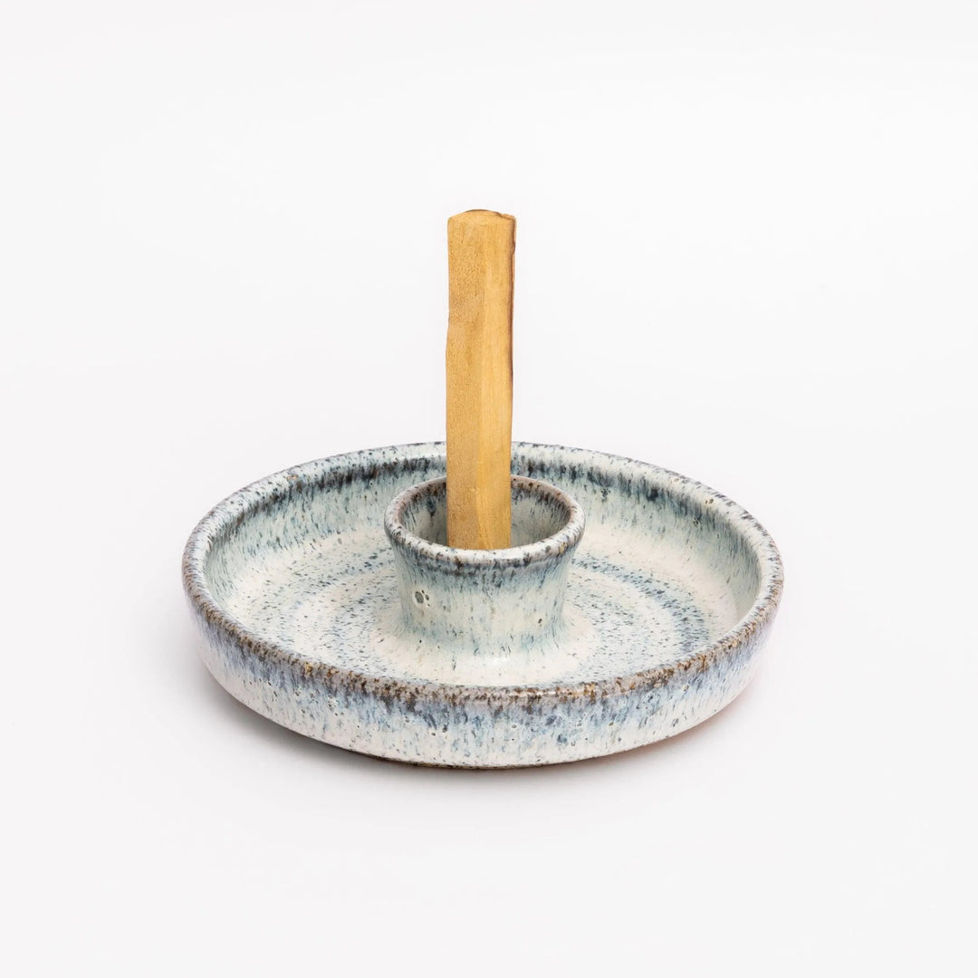 Palo Santo Holder Coastal | Stoneware Pottery