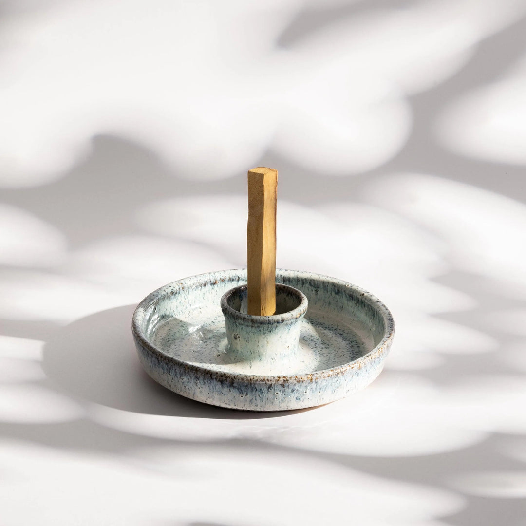 Palo Santo Holder Coastal | Stoneware Pottery