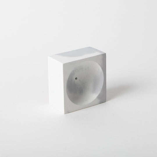 Pretti.Cool Grey Square Incense Holder