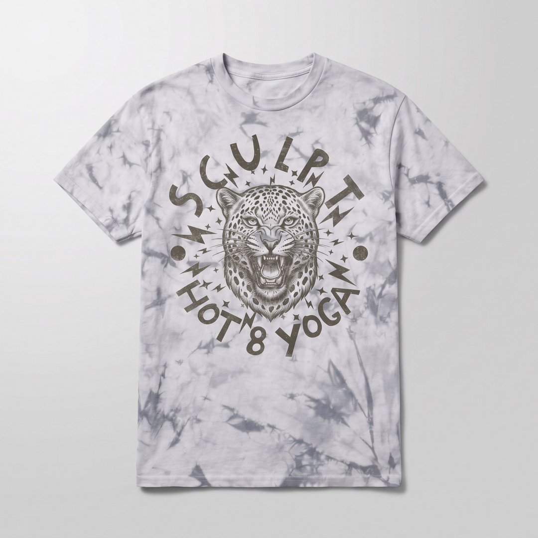 Sculpt Leopard Phantom Tie Dye T-Shirt