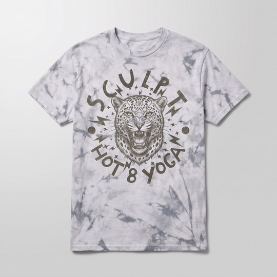 Sculpt Leopard Phantom Tie Dye T-Shirt