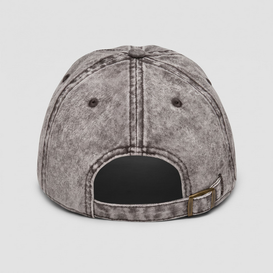 Hot 8 Yoga Washed Gray Vintage Hat